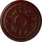 Ekena Millwork Tellson Ceiling Medallion (Fits Canopies up to 6 3/4"), 30 5/8"OD x 2 1/2"P, Brushed Mahogany CM30TEBMF - alternate 1